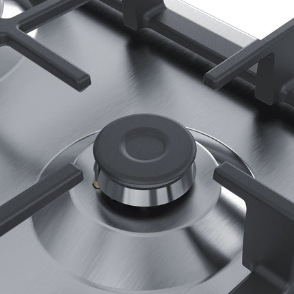 Bosch PGP6B5B90 58.2cm Gas Hob - Stainless Steel