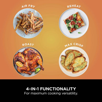 Ninja AF200UK Foodi 4-in-1 Dual Zone 7.6L Air Fryer - Black